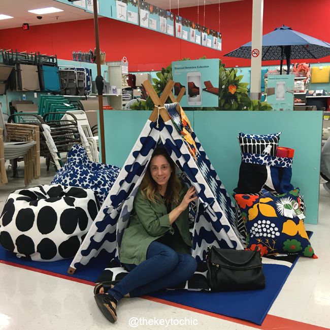 Marimekko For Target tent and pillows