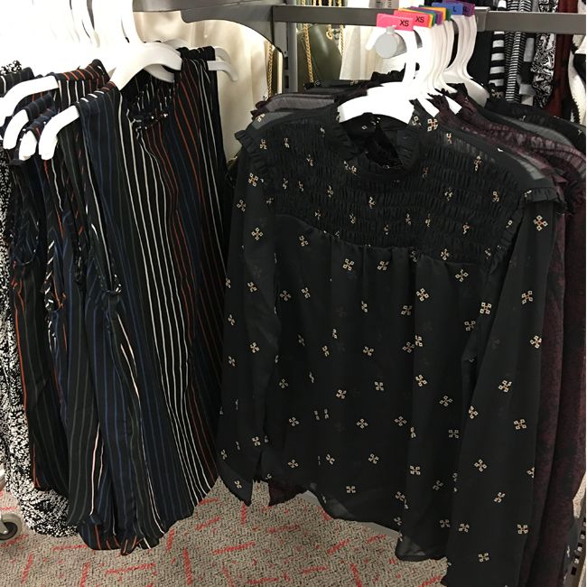 who what wear target printed blouses