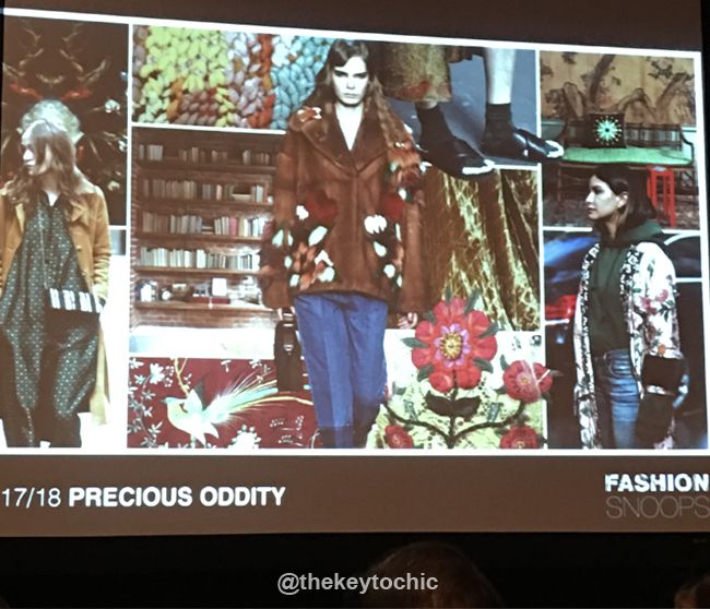 Precious Oddity fashion trend forecast fall 2017 winter 2018