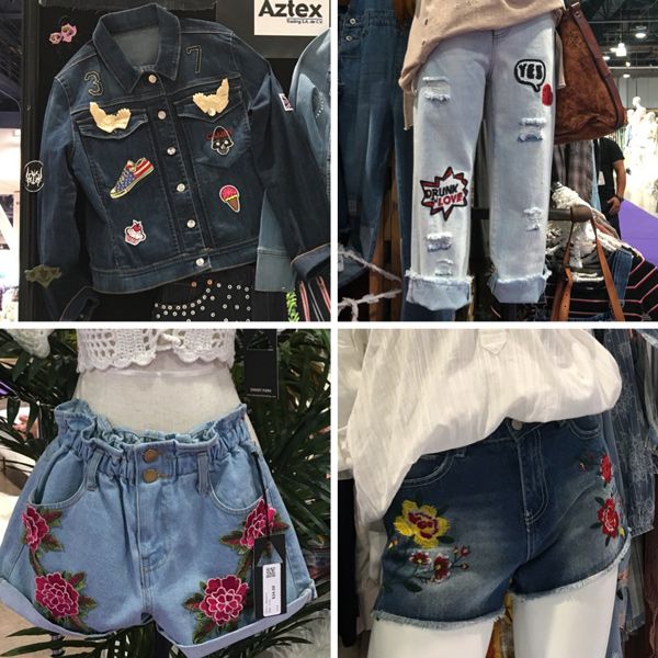 Embroidered Denim Trend 2017