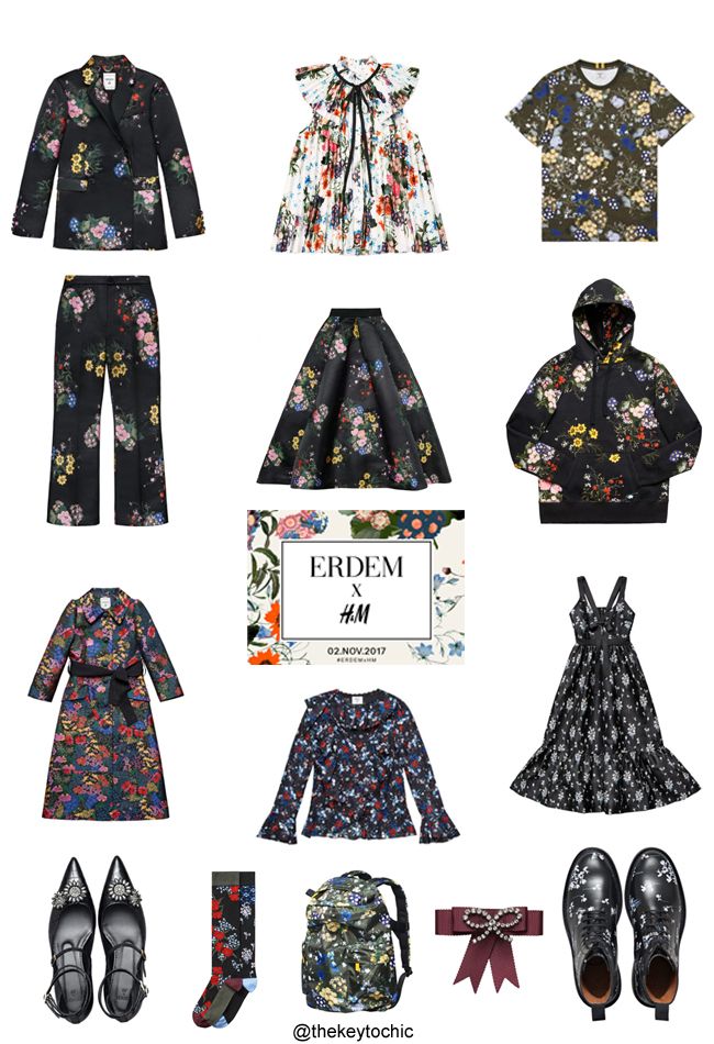 Erdem HM Lookbook preview