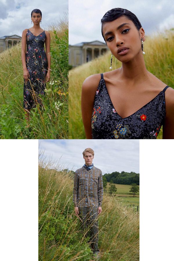 Erdem for H&M lookbook, Erdem H&M floral print