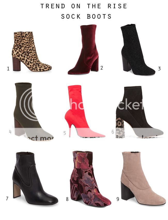 The Key To Chic: Trend On the Rise - Sock Boots