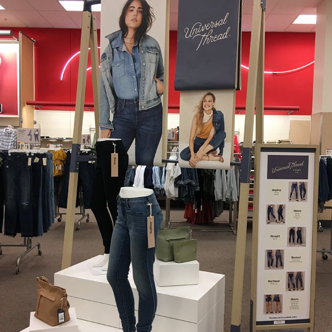 target embroidered jeans