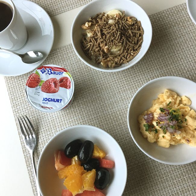 Uniworld Breakfast Buffet Meal