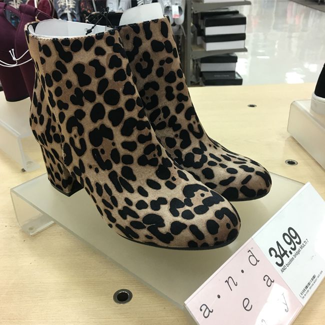 a new day leopard booties