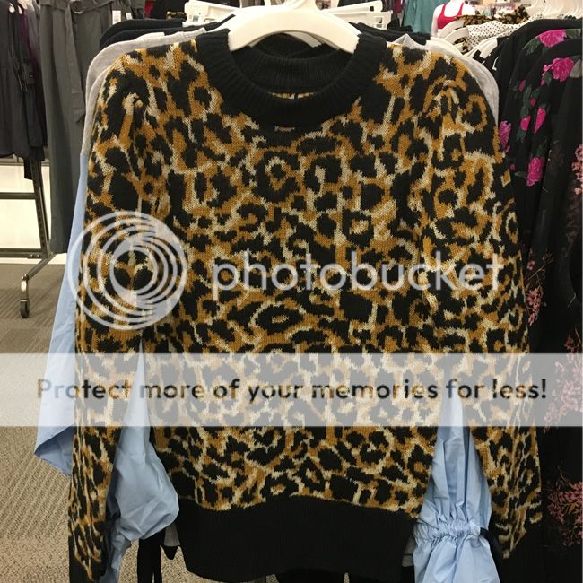 who what wear leopard print sweater