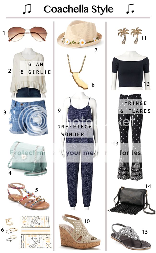 what to wear to Coachella, three Coachella outfit ideas, spring music festival style