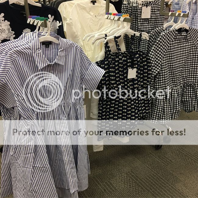 victoria beckham for target dress and gingham top