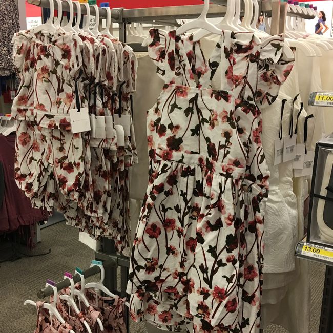 victoria beckham for target girls florals